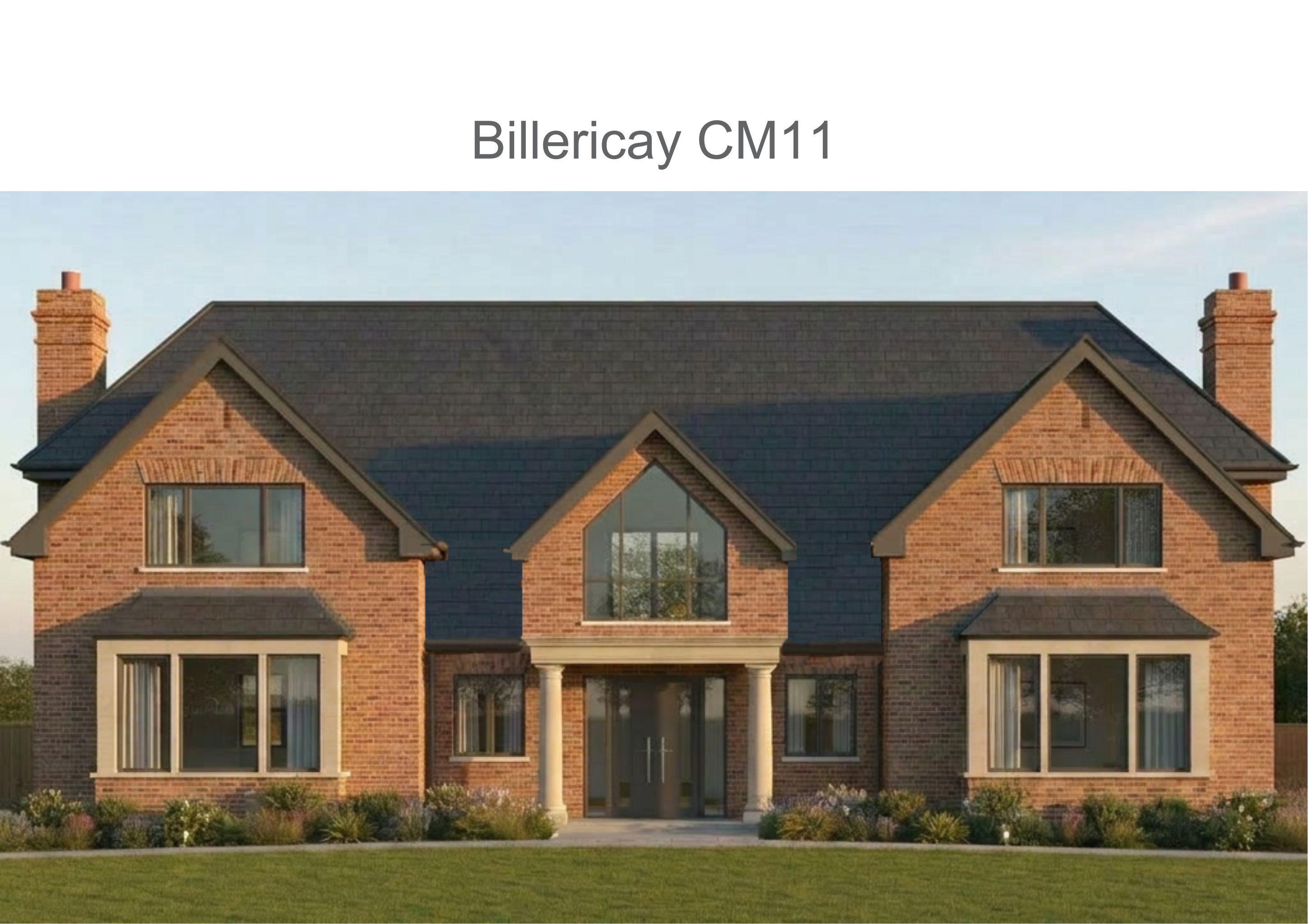 Residential Design, Billericay — proposed front exterior visualisation