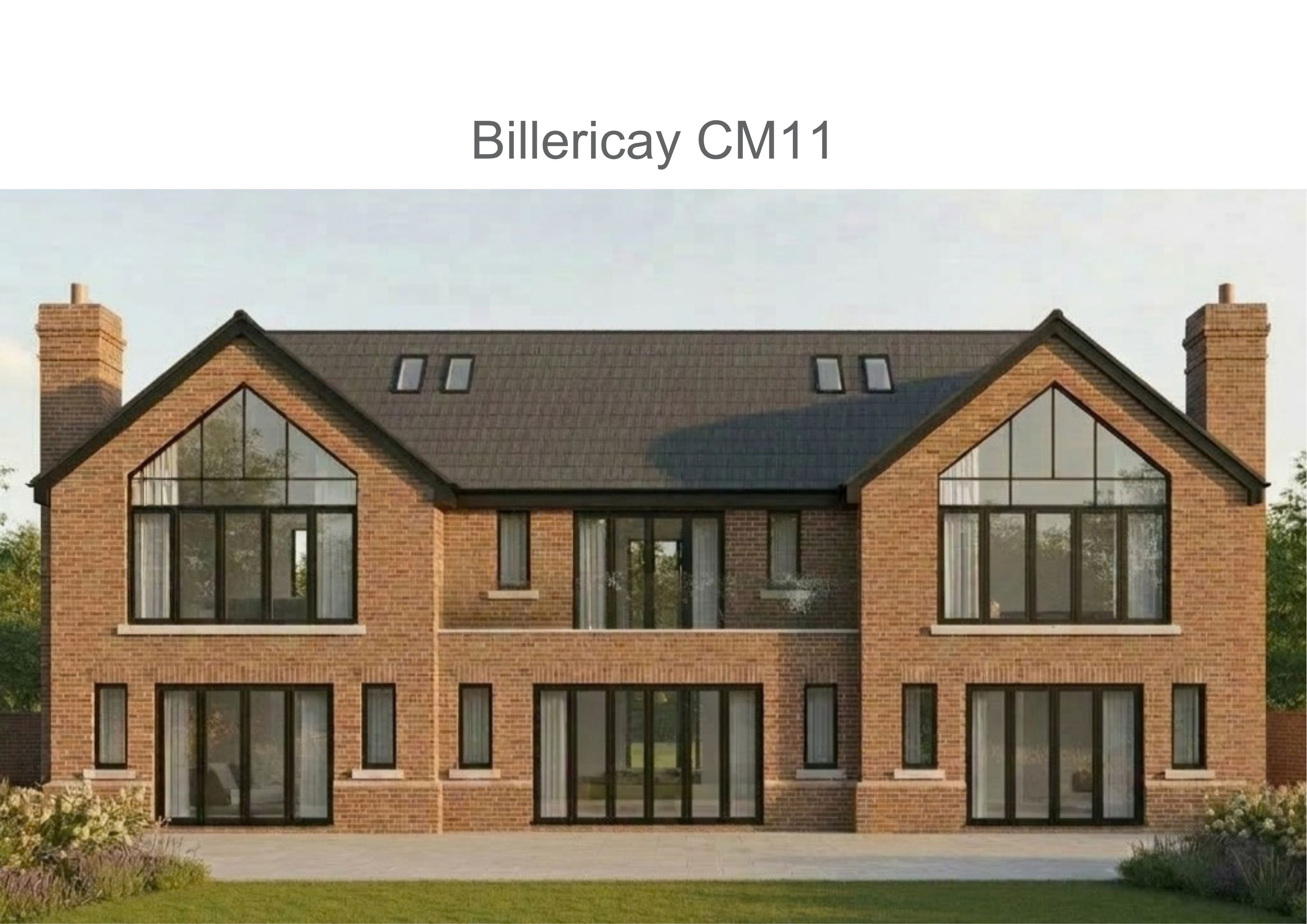 Residential Design, Billericay — proposed rear exterior visualisation