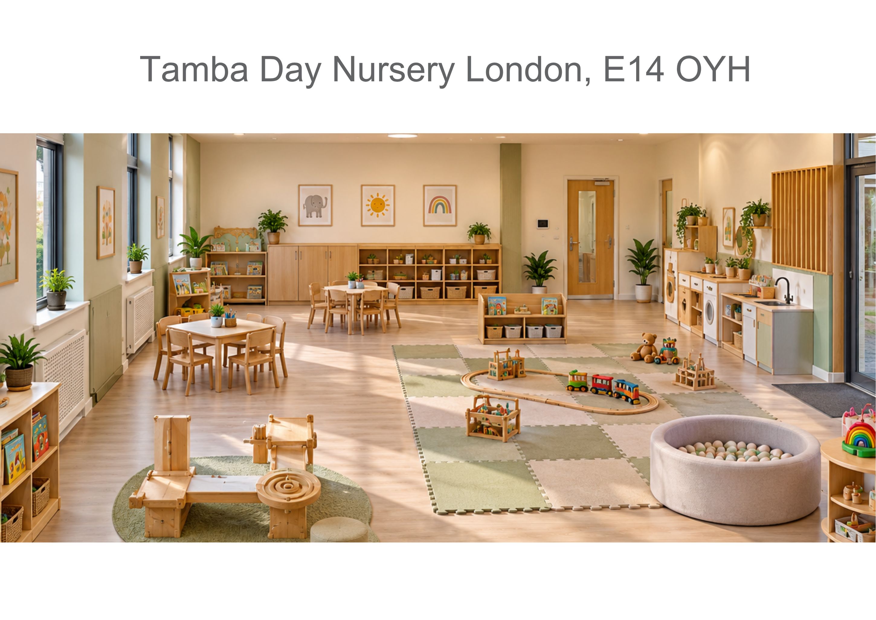 Tamba Day Nursery — nursery interior design visualisation