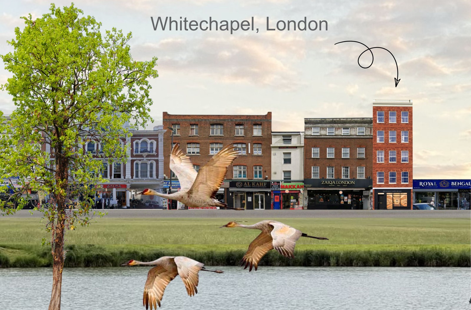 Architectural Design, Whitechapel — architectural design visualisation